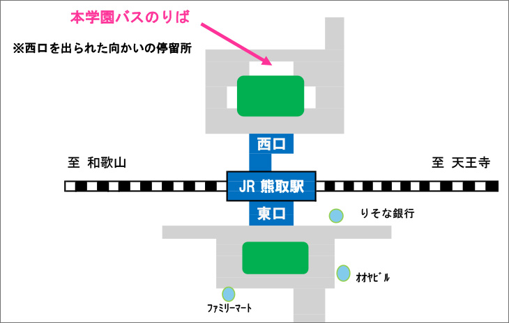 JR熊取駅周辺地図